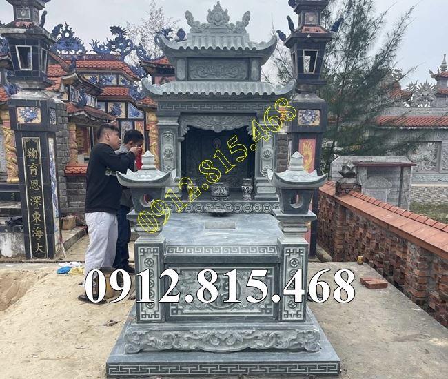 MXR25 Mộ đá xanh rêu bán tại Lai Châu – Mộ đá đẹp tại Lai Châu