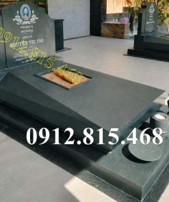 Mẫu mộ đá khối xanh rêu đẹp bán tại Lai Châu - Mộ đá tại Lai Châu