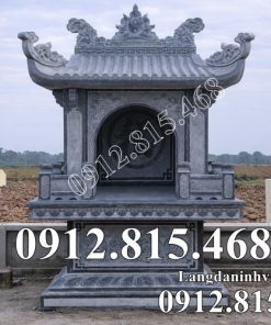 Mẫu miếu thờ bằng đá khối đẹp bán tại Lâm Đồng - Miếu thần linh thổ địa, quan thần linh, sơn thần tại Lâm Đồng