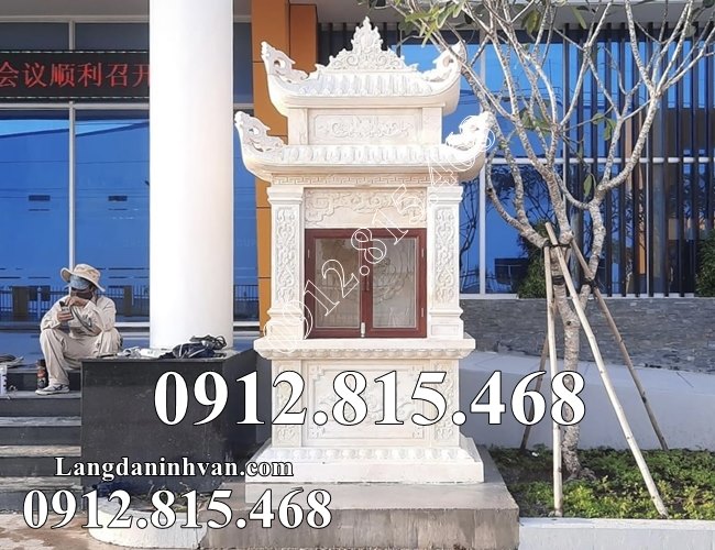 Mẫu miếu thờ đá vàng đẹp bán tại Lâm Đồng - Miếu thờ đẹp tại Lâm Đồng