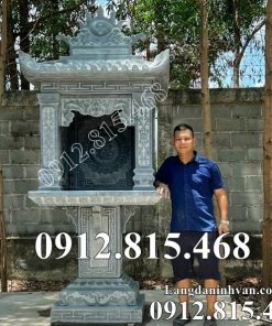 Mẫu miếu thờ ngoài trời bằng đá đẹp bán tại Lâm Đồng - Miếu thần linh tại Lâm Đồng