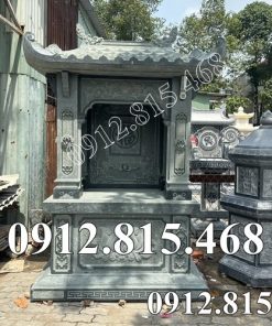 Mẫu miếu thờ thần linh bằng đá xanh rêu đẹp bán tại Tây Ninh, Long An - Miếu thần linh tại Tây Ninh