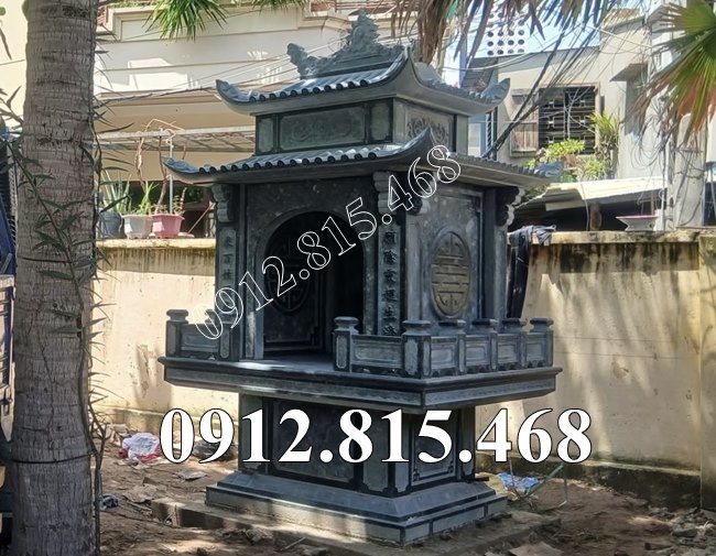 Mẫu miếu thờ thần linh thiết kế xây kích thước chuẩn phong thủy bán tại Tây Ninh, Long An - Miếu thờ đá đẹp lắp đặt tai Tây Ninh